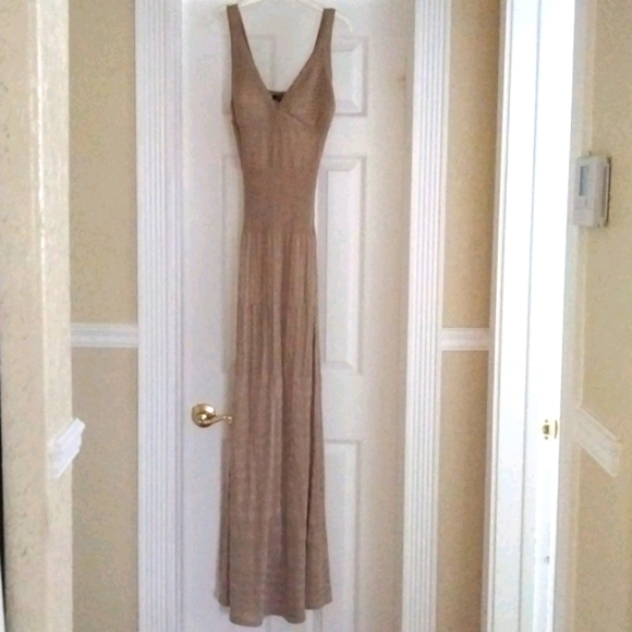 XOXO | Dresses | Gold Beige Knit Dress By Xoxo | Poshmark